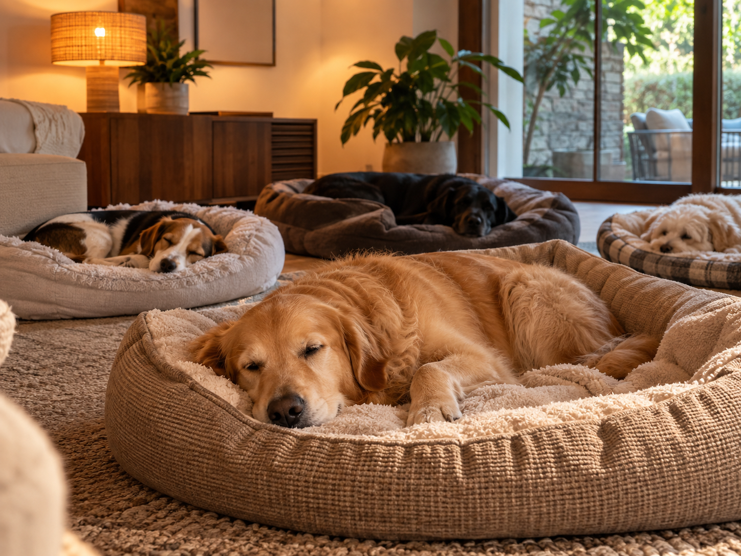 Imagem provisória para representar animais descansando no hotel